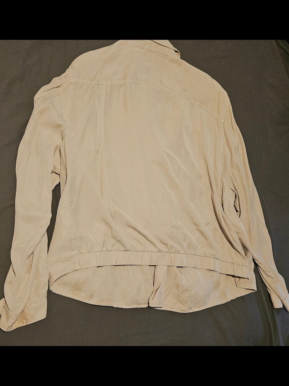 Blank NYC Womans 100% Lyocell Cream Jacket - Picture 3 of 5